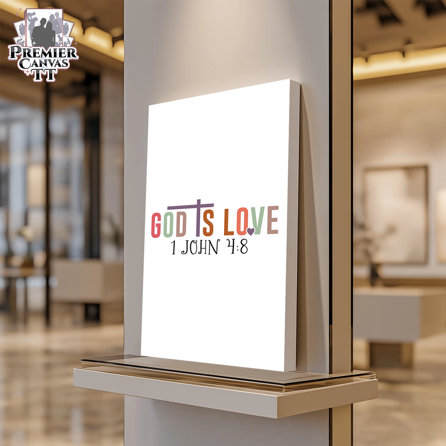 God Is Love Canvas Art