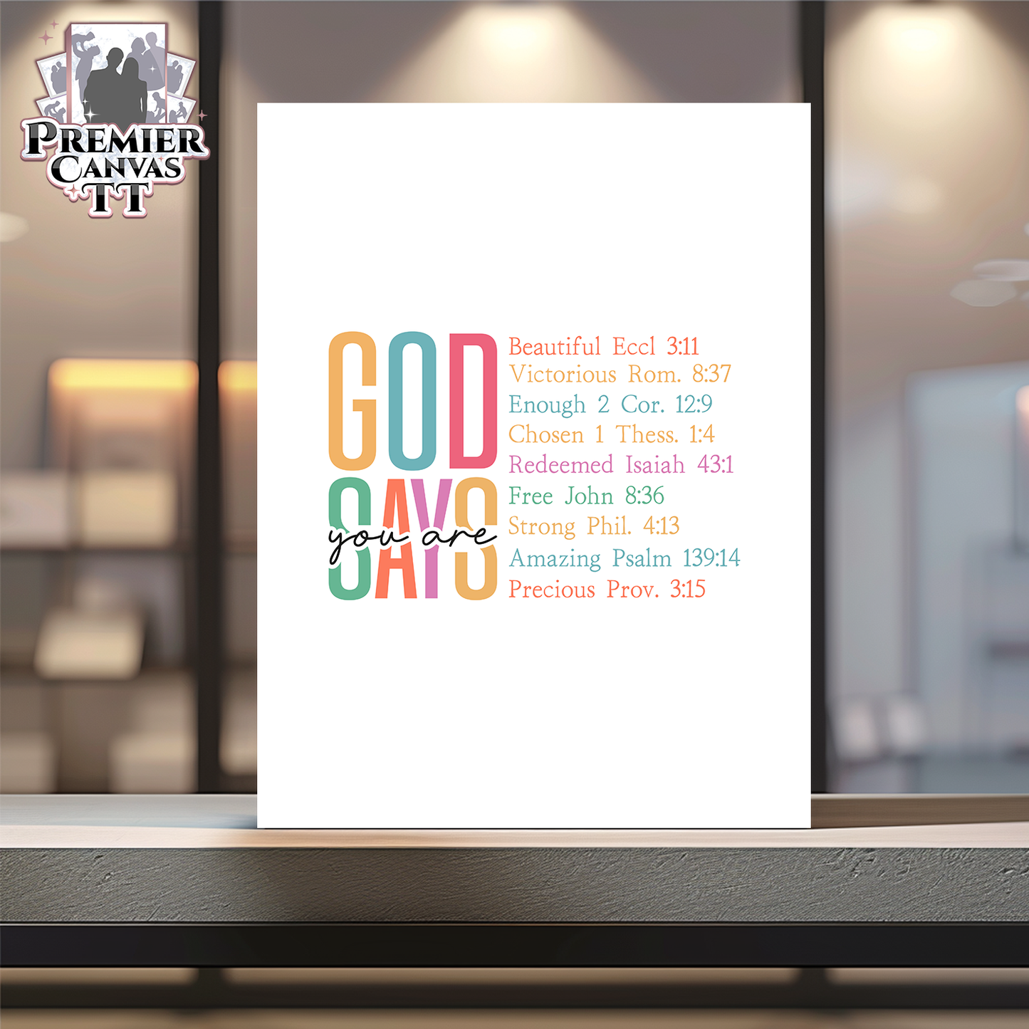 Divine Affirmations Canvas