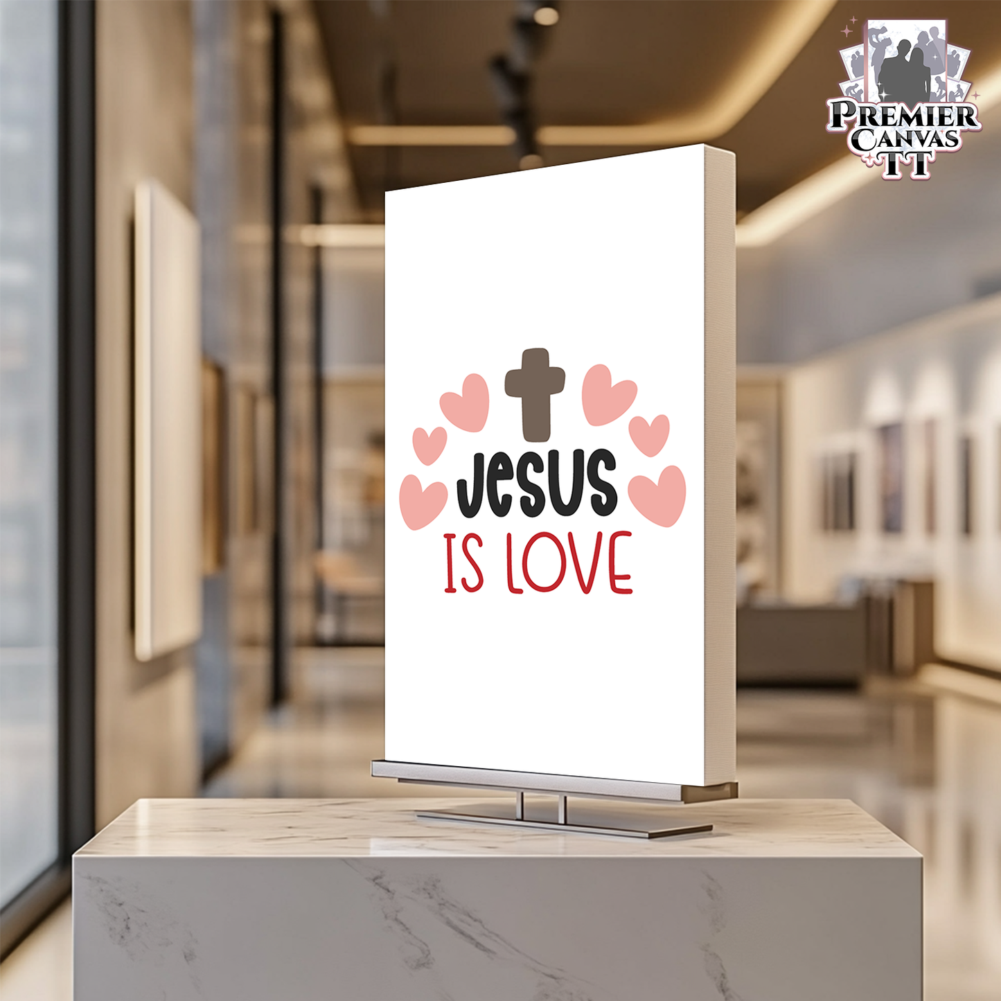 Jesus Is Love Canvas Art