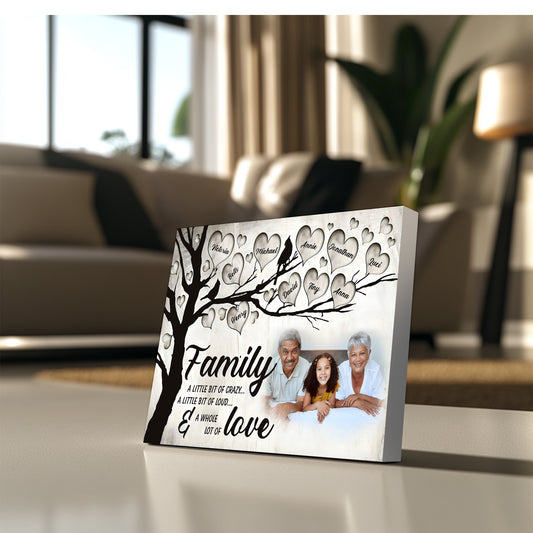 Personalized Family Heart Tree