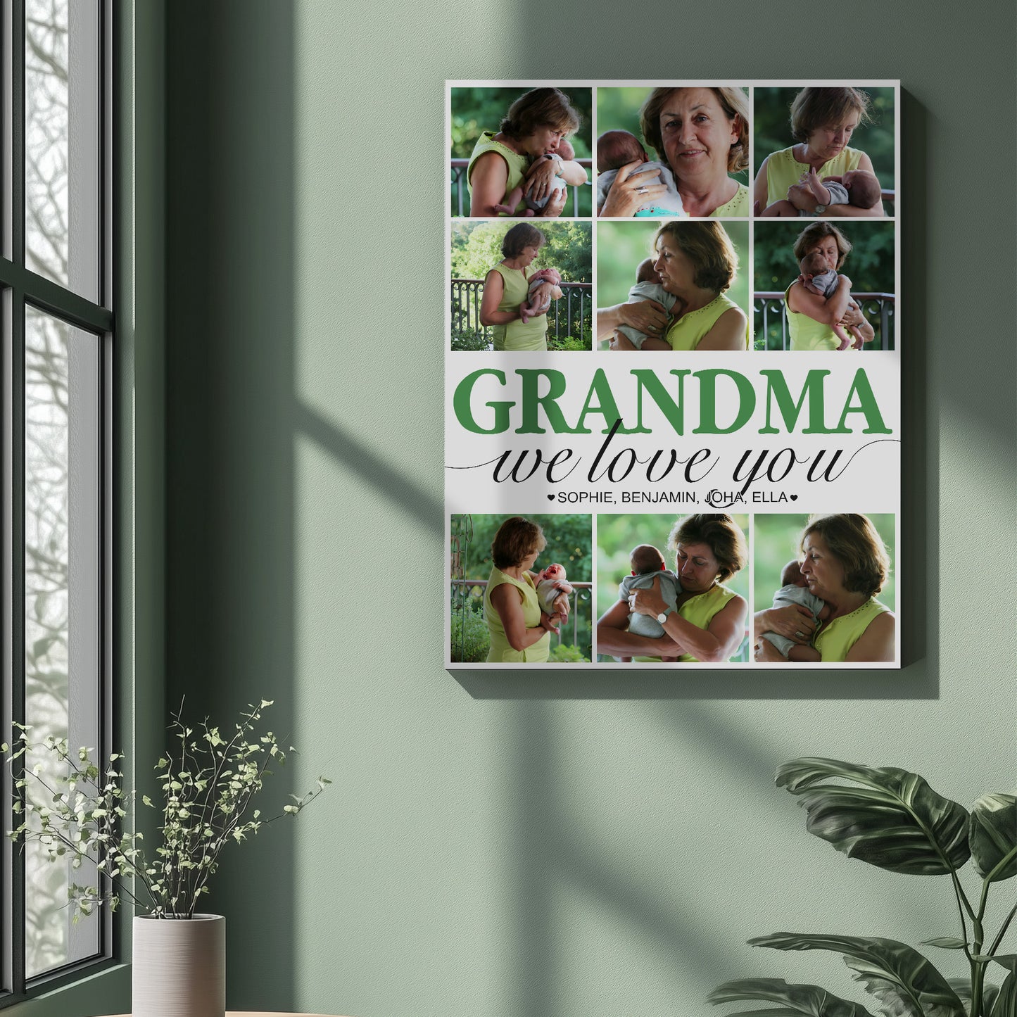 Grandma We Love You Collage