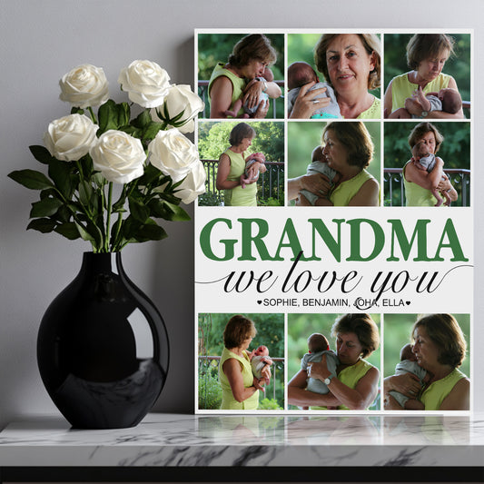 Grandma We Love You Collage