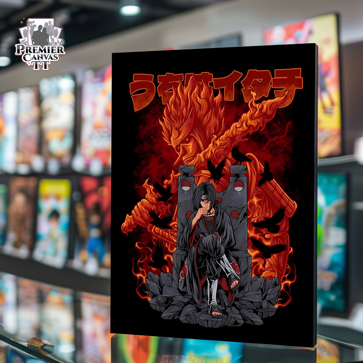 Itachi's Crimson Susanoo Canvas