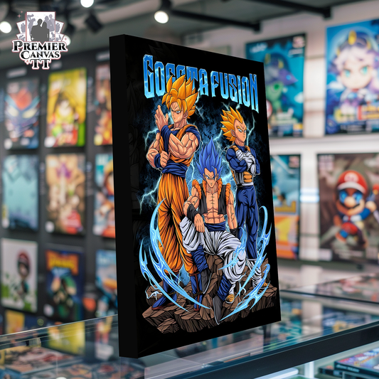 Saiyan Fusion Trio Canvas Artwork