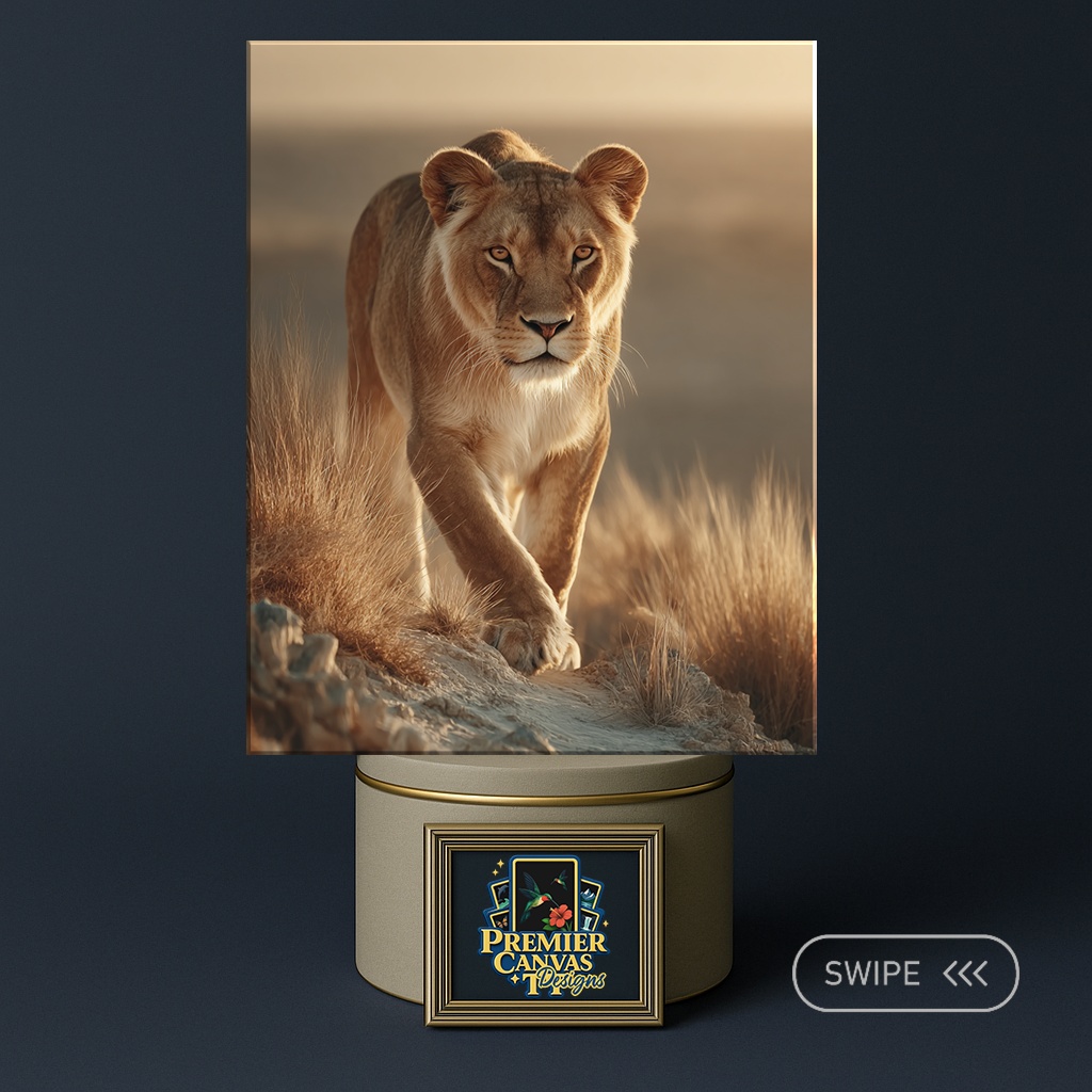 Big cat wildlife canvas art 03