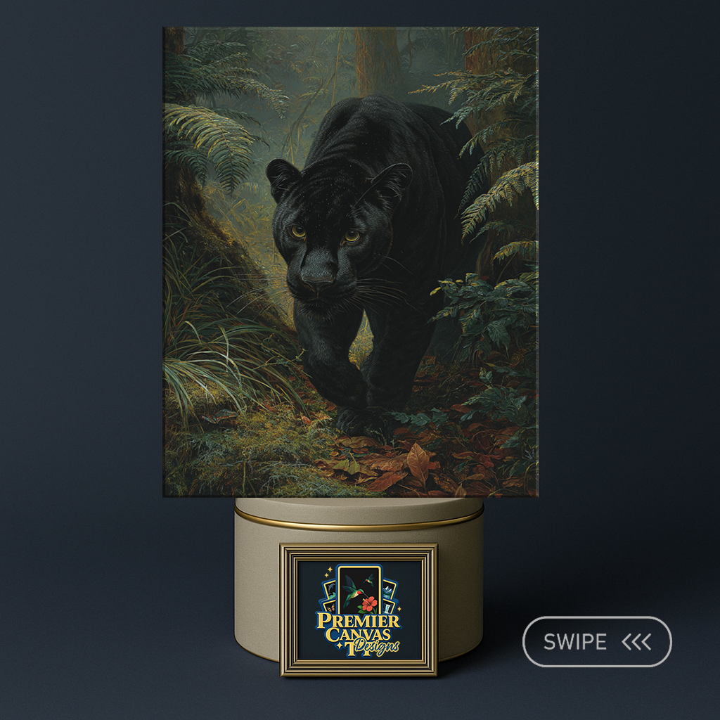 Big cat wildlife canvas art 08