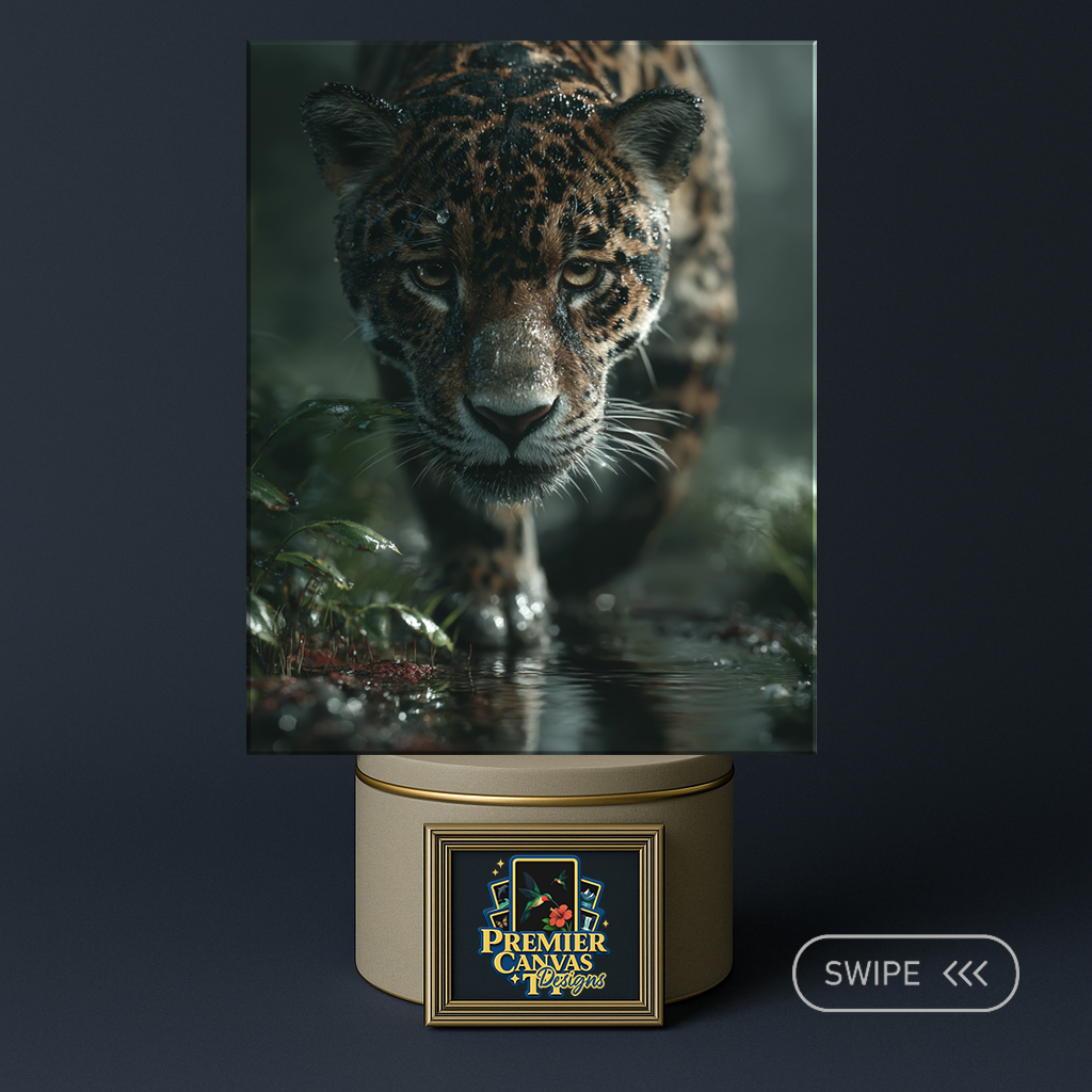Big cat wildlife canvas art 34
