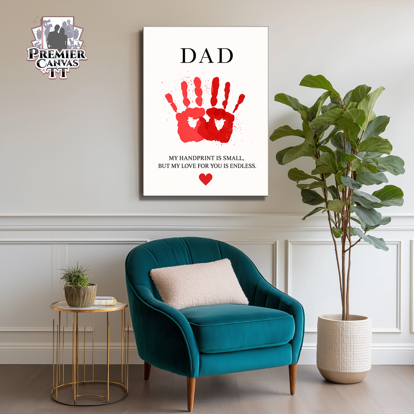 Dad Handprint Keepsake