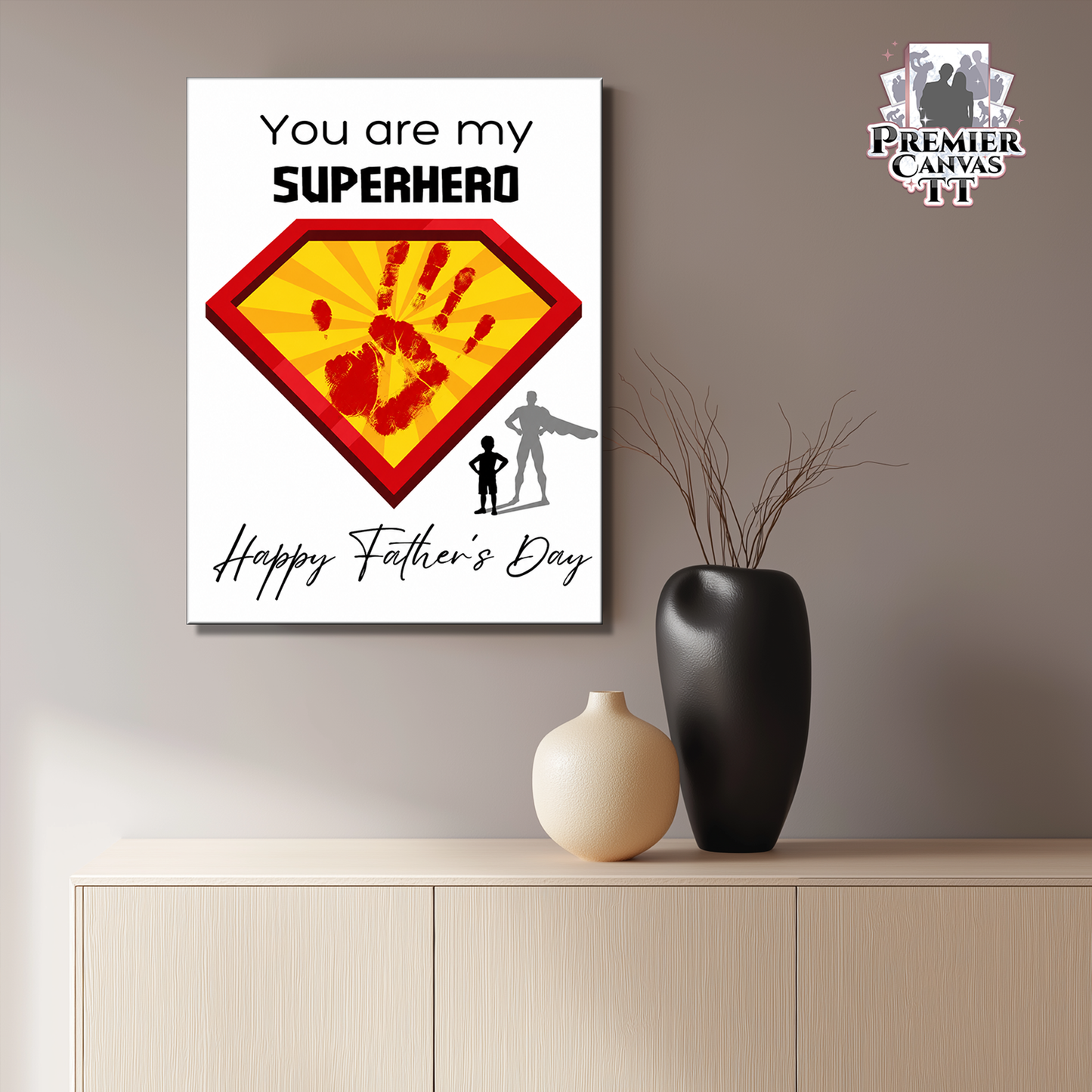 Superhero Dad Emblem