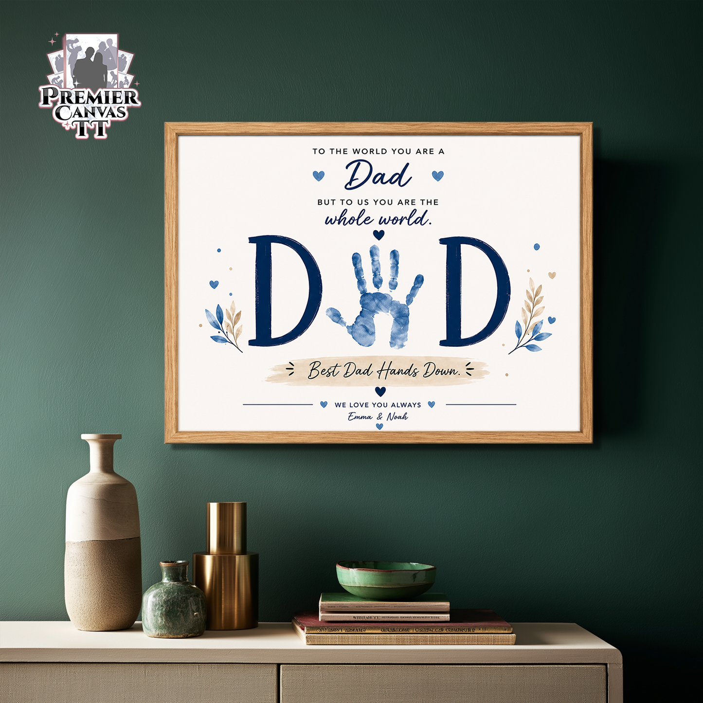 Dad Handprint Quote