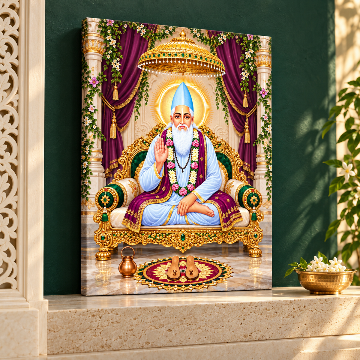 Kabir Sahib Emerald Plum