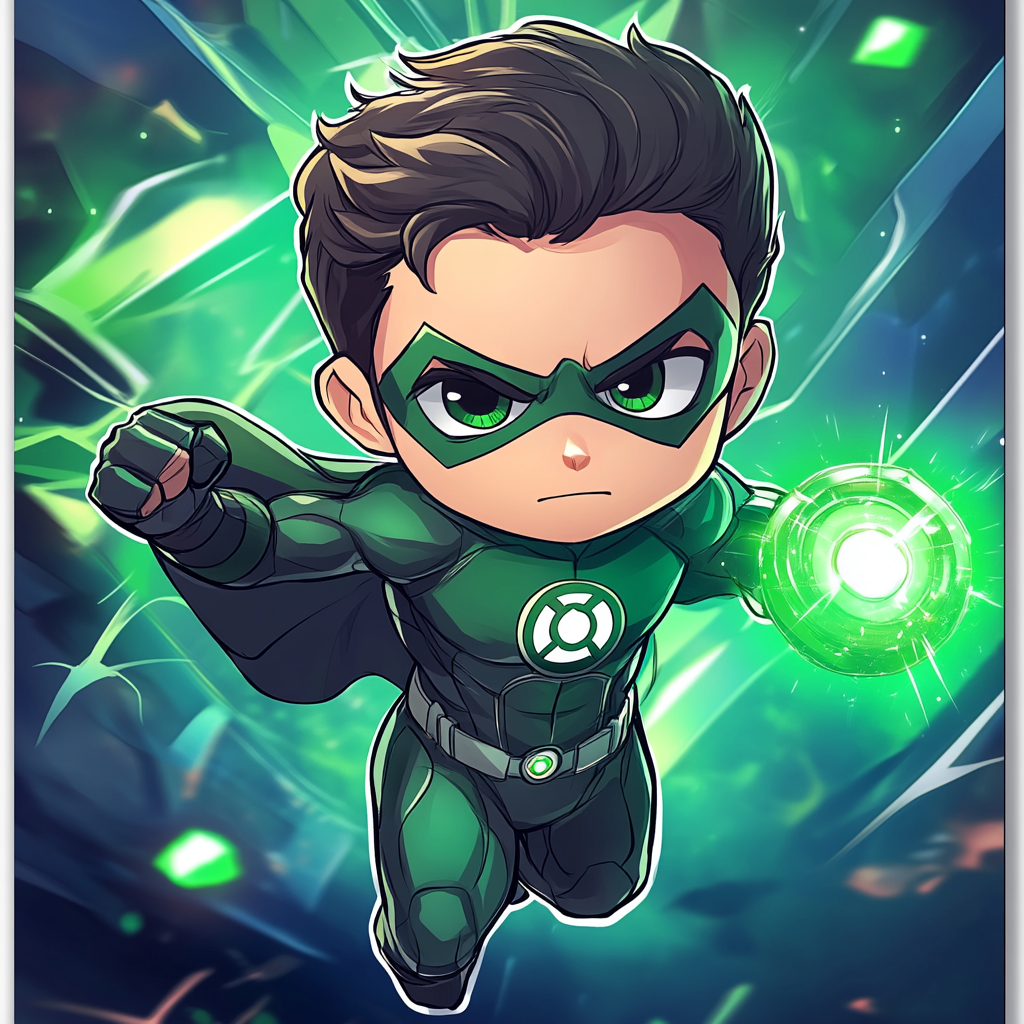 Chibi Green Lantern