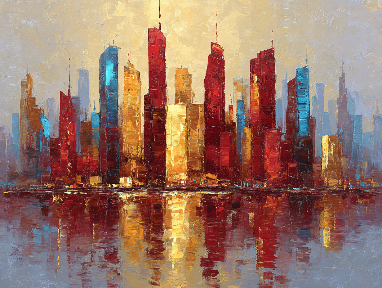 Urban Abstract Cityscape