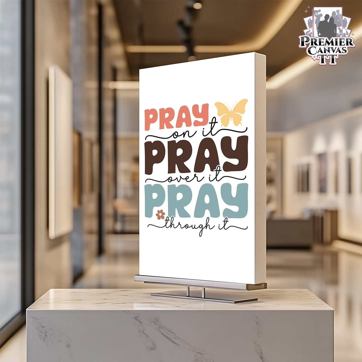 Faith Through Prayer Canvas