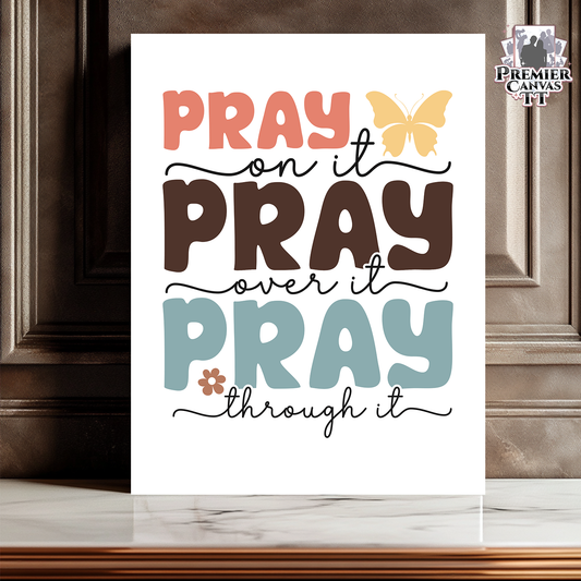 Faith Through Prayer Canvas