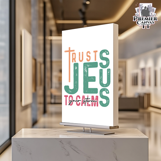 Jesus Calms Storm Canvas