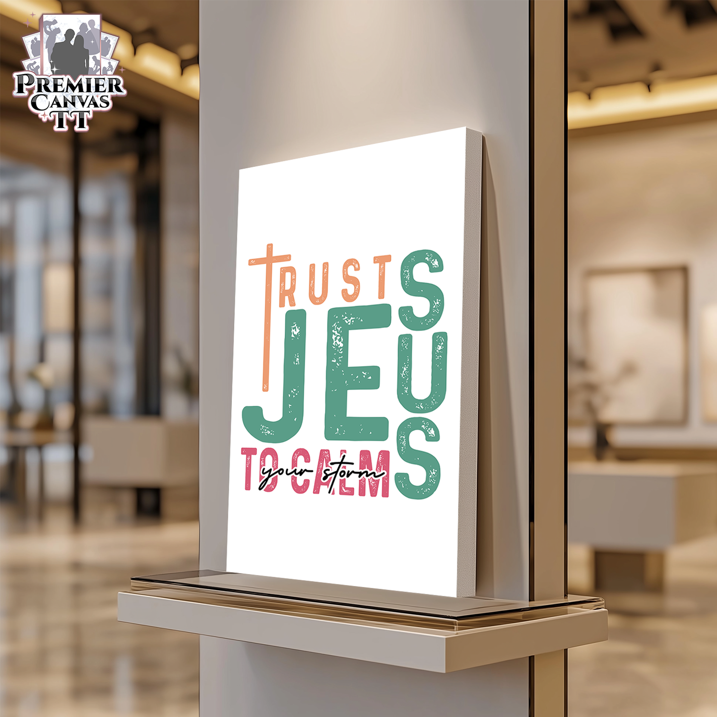 Jesus Calms Storm Canvas