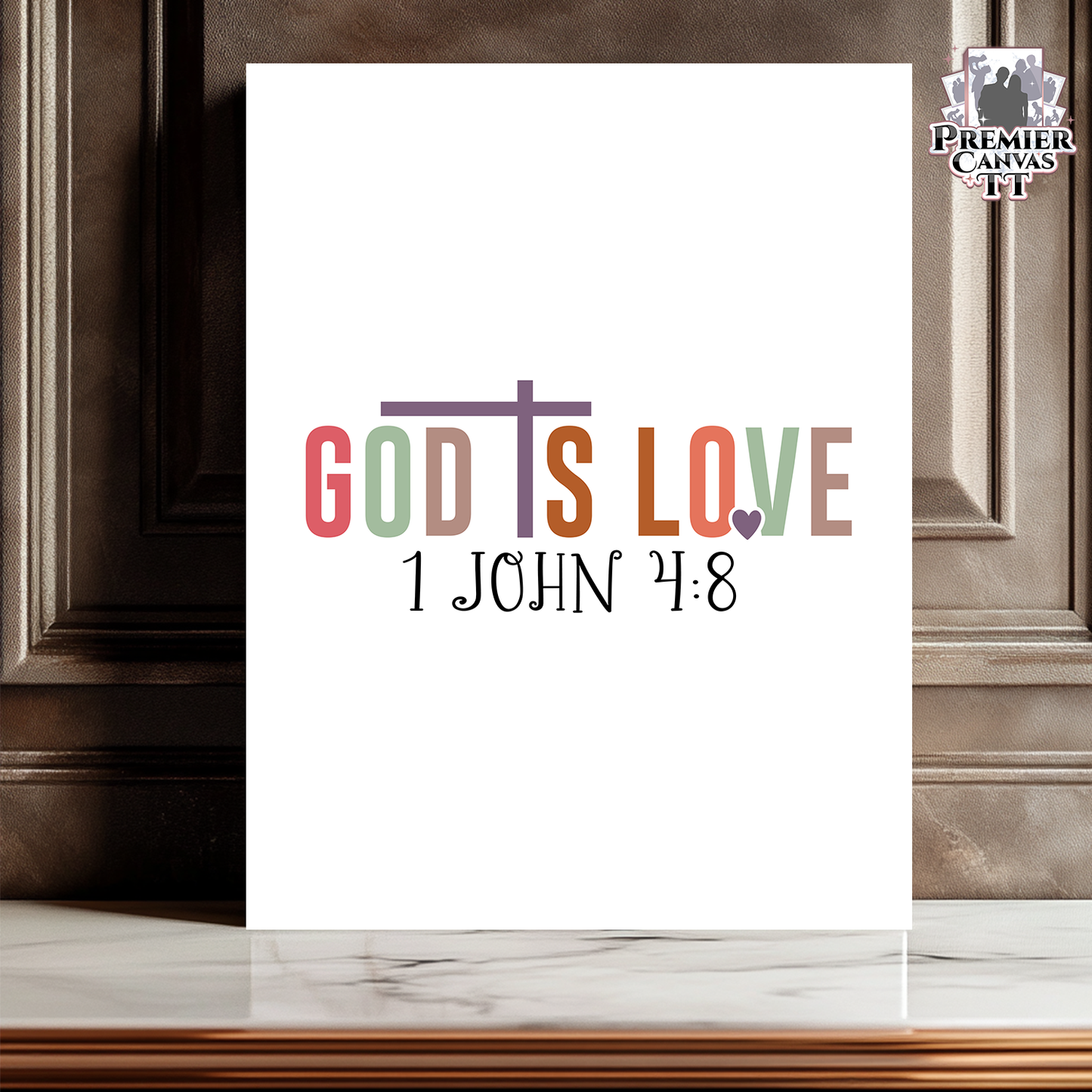 God Is Love Canvas Art