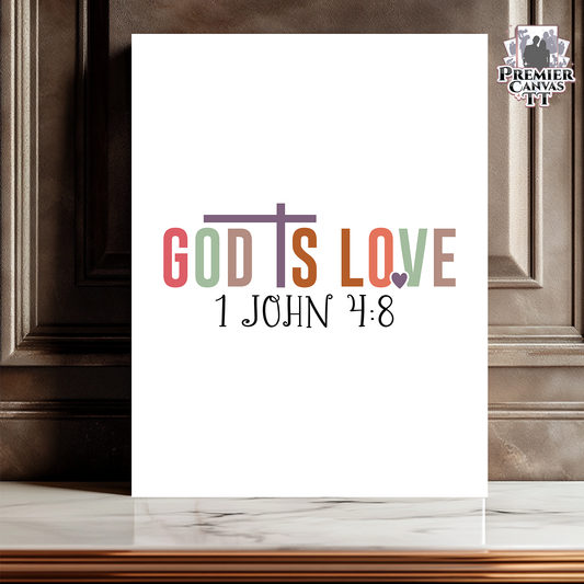 God Is Love Canvas Art