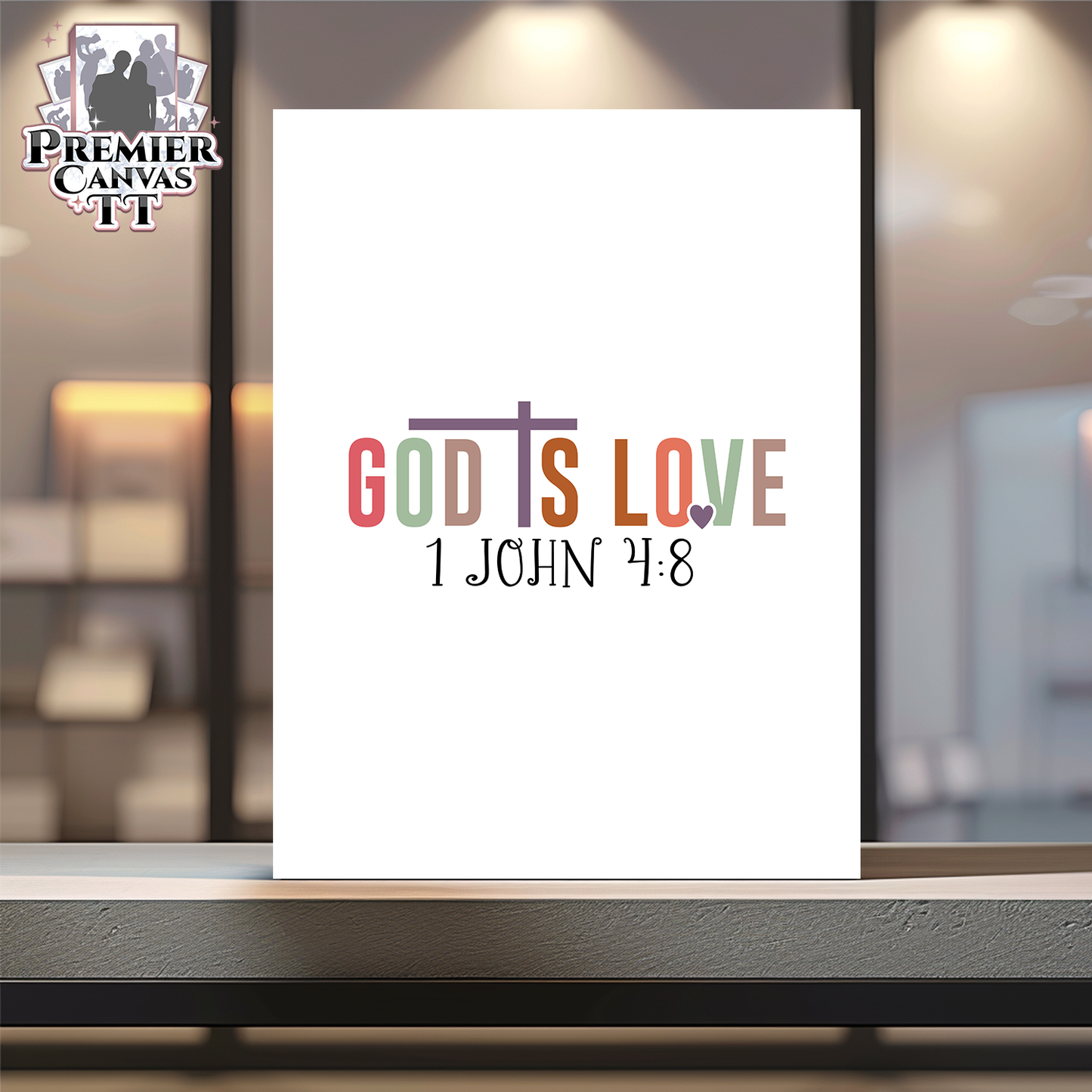 God Is Love Canvas Art
