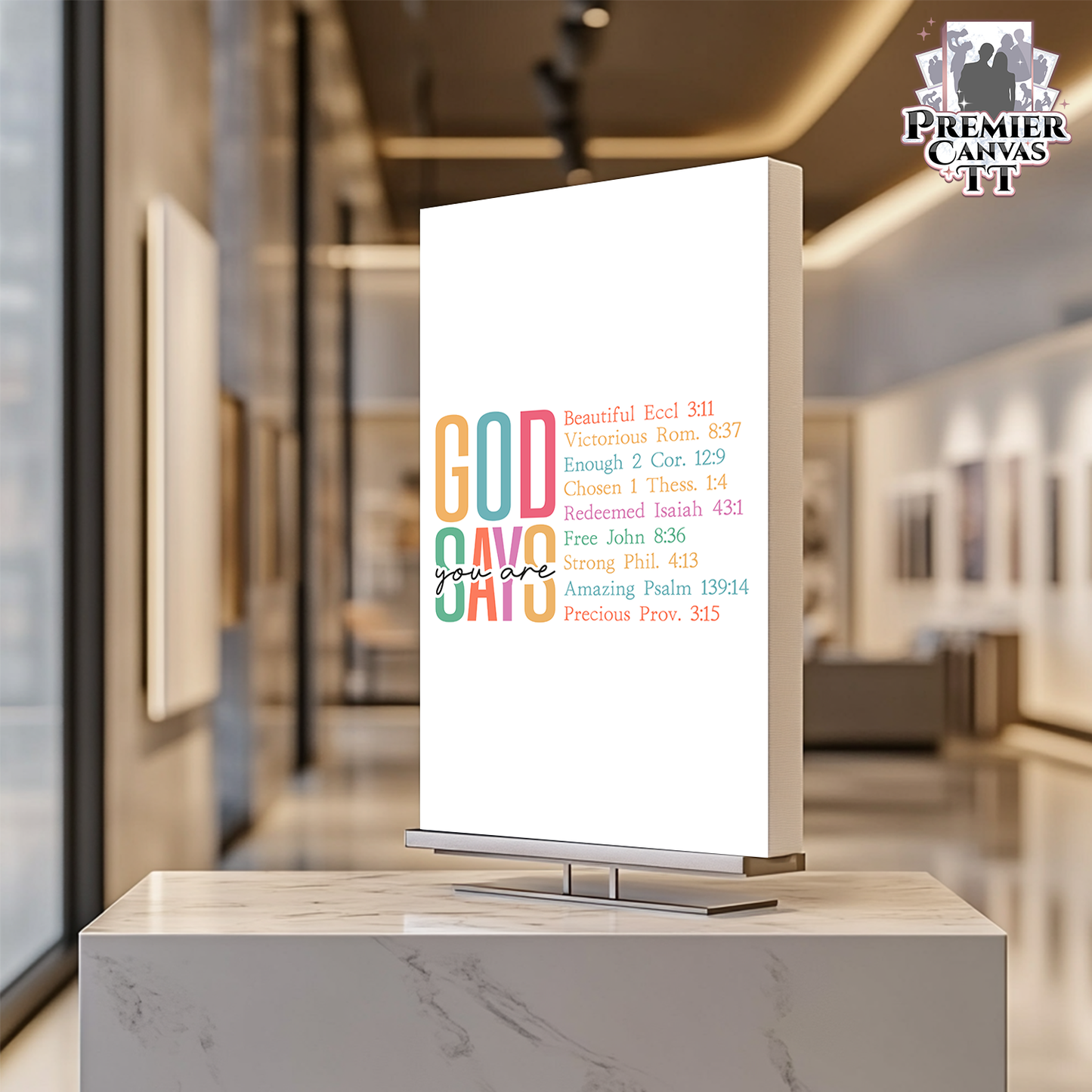 Divine Affirmations Canvas
