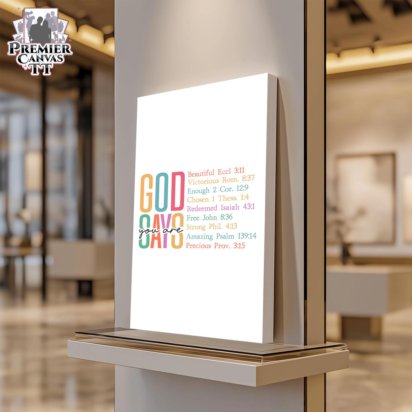 Divine Affirmations Canvas