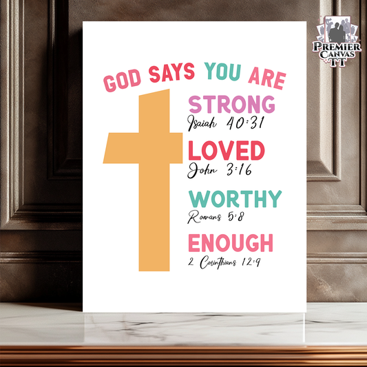 God Says You Are Strong
