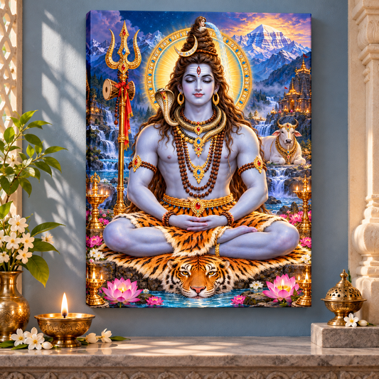 Shiva Colored Mountain