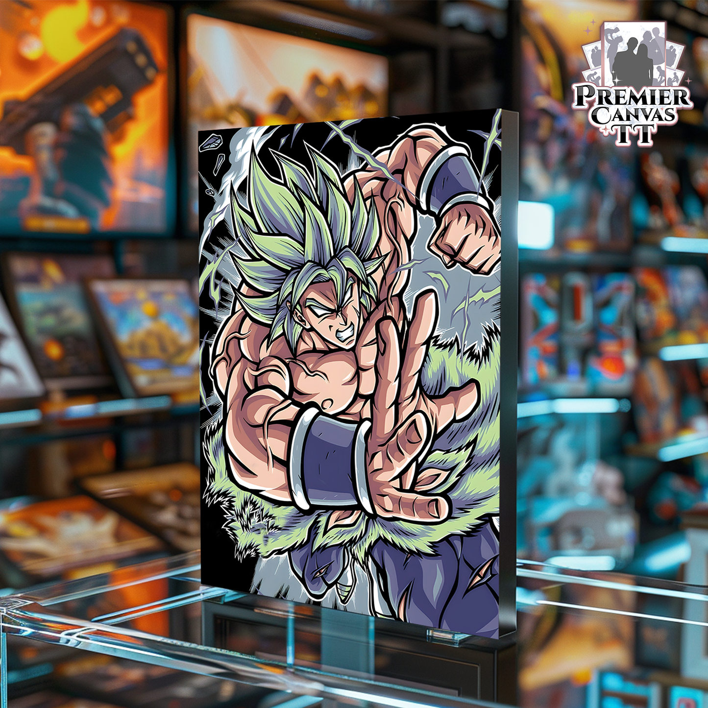 Broly's Unchained Power Canvas