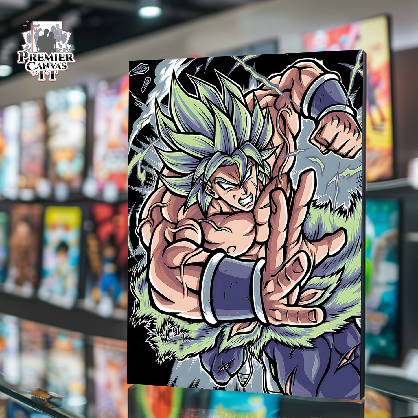 Broly's Unchained Power Canvas
