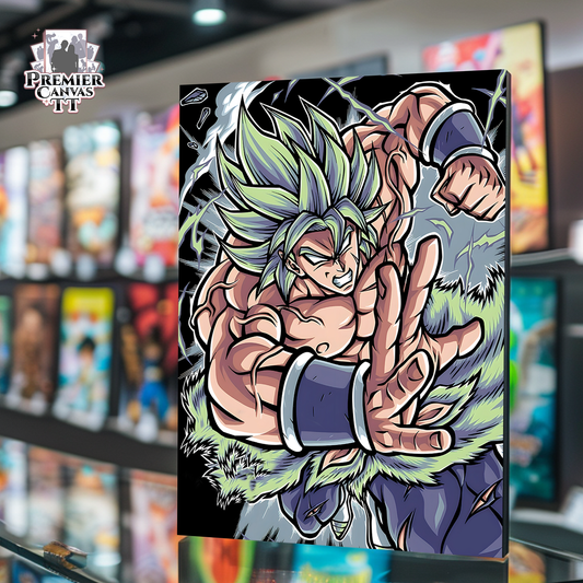 Broly's Unchained Power Canvas