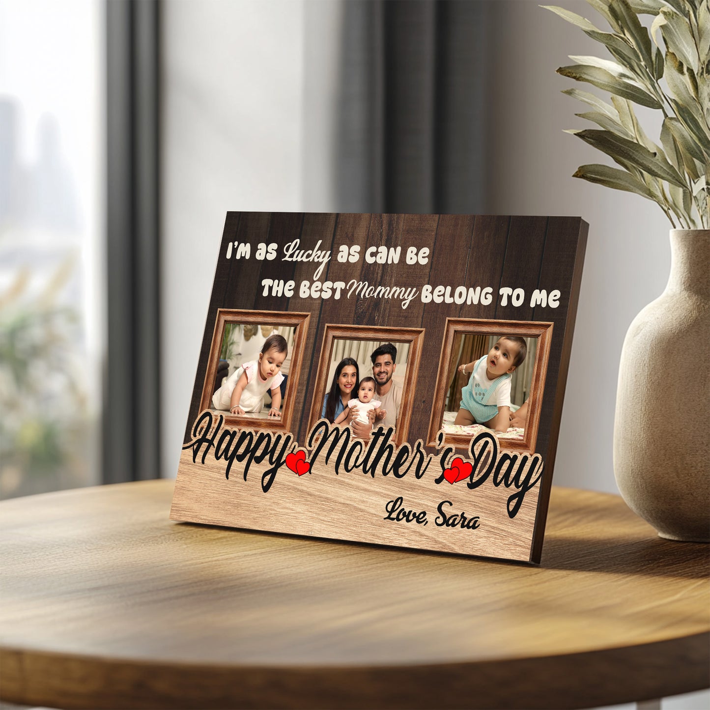 Personalized "Lucky Mommy" Canvas