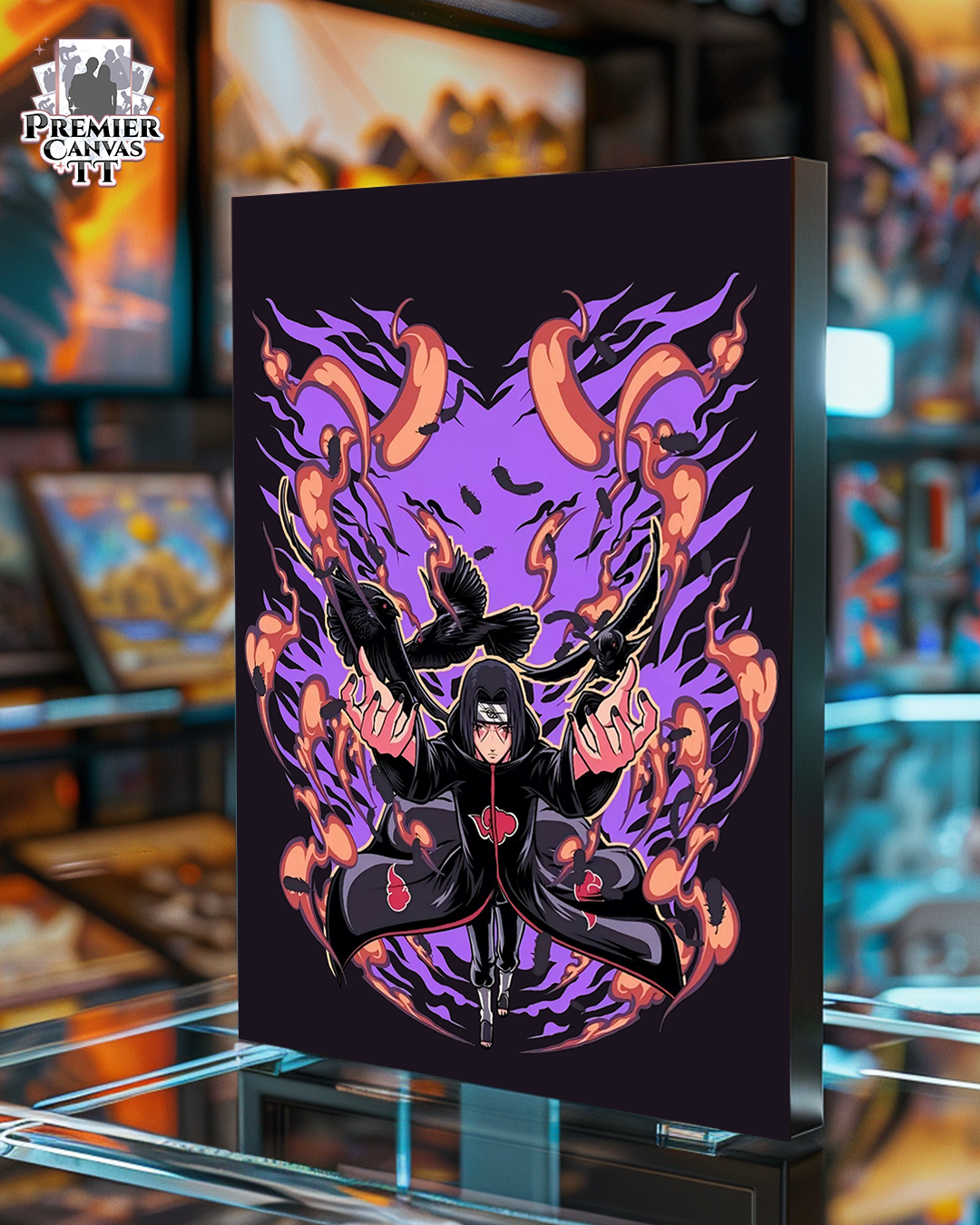 Itachi's Mangekyou Canvas
