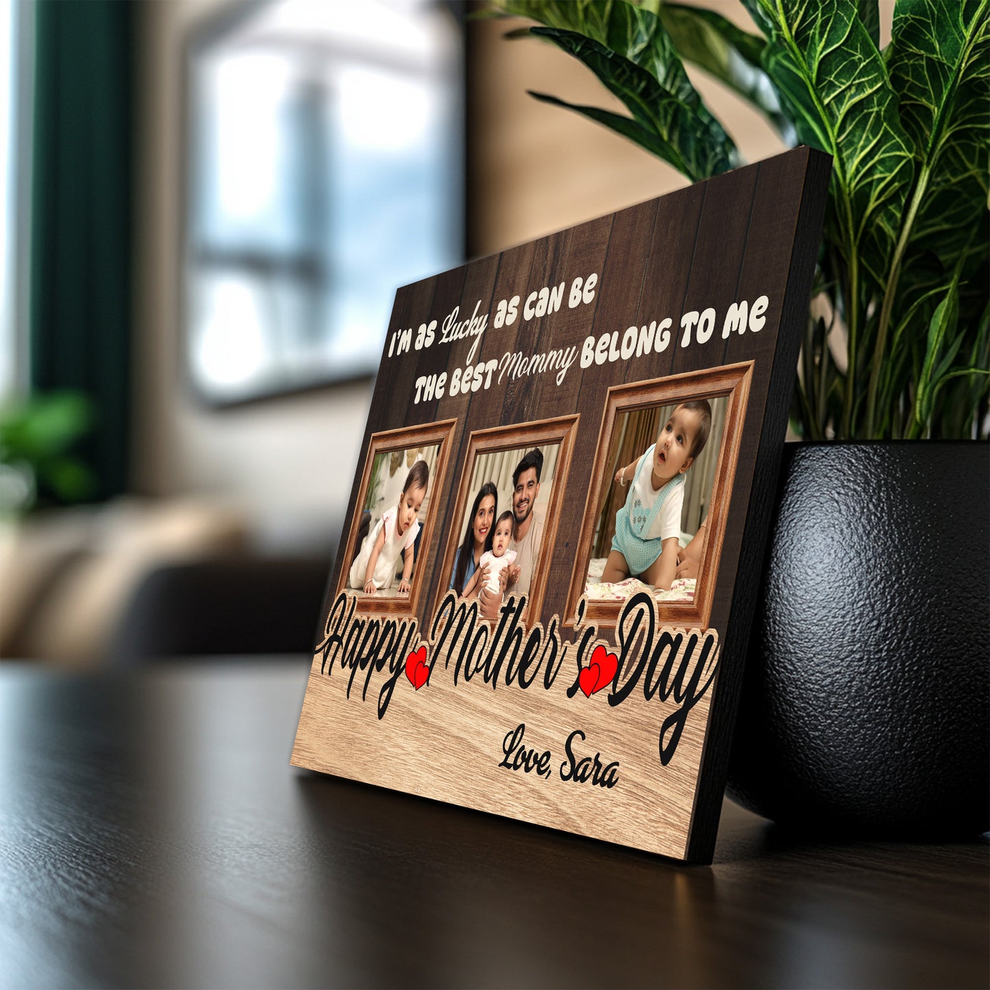 Personalized "Lucky Mommy" Canvas