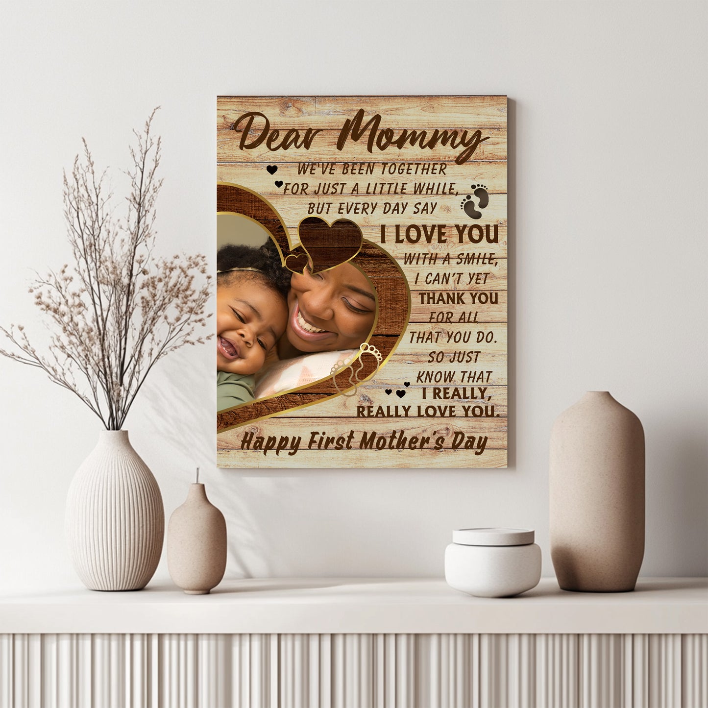 Dear Mommy Canvas