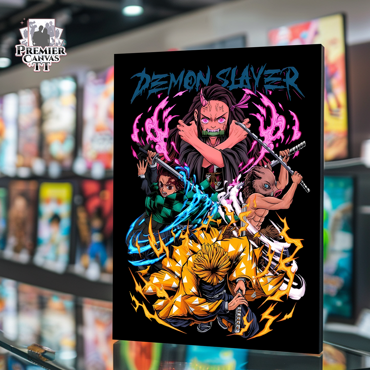 Demon Slayer Squad Canvas Design