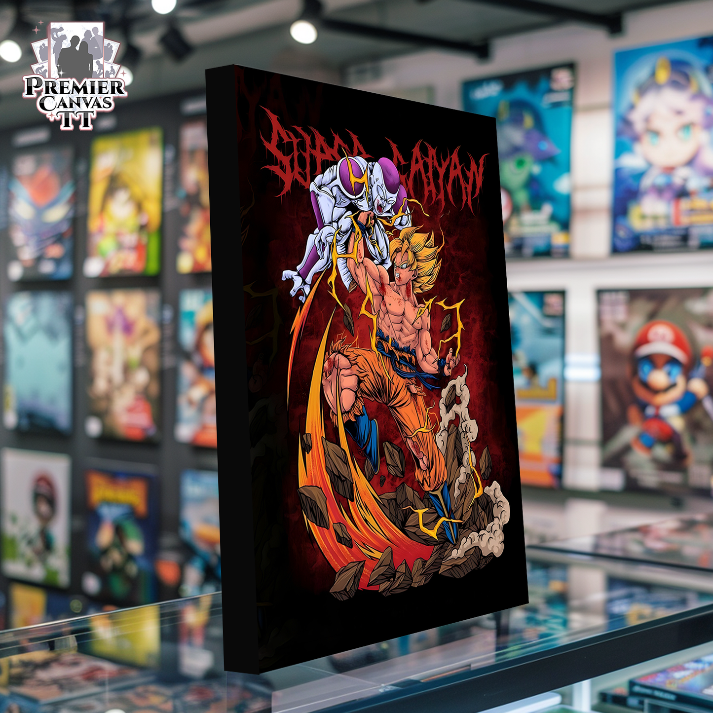 Goku vs. Frieza Canvas Design