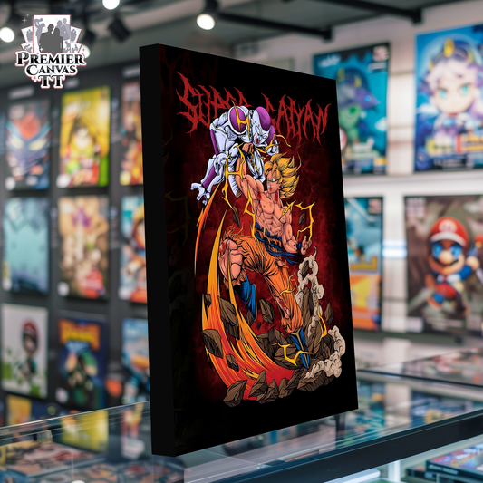 Goku vs. Frieza Canvas Design