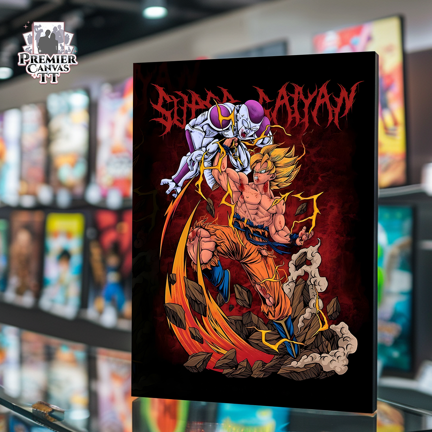 Goku vs. Frieza Canvas Design