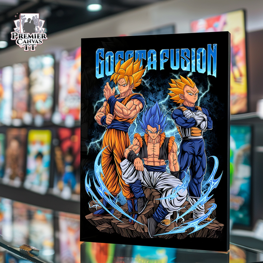 Saiyan Fusion Trio Canvas Artwork