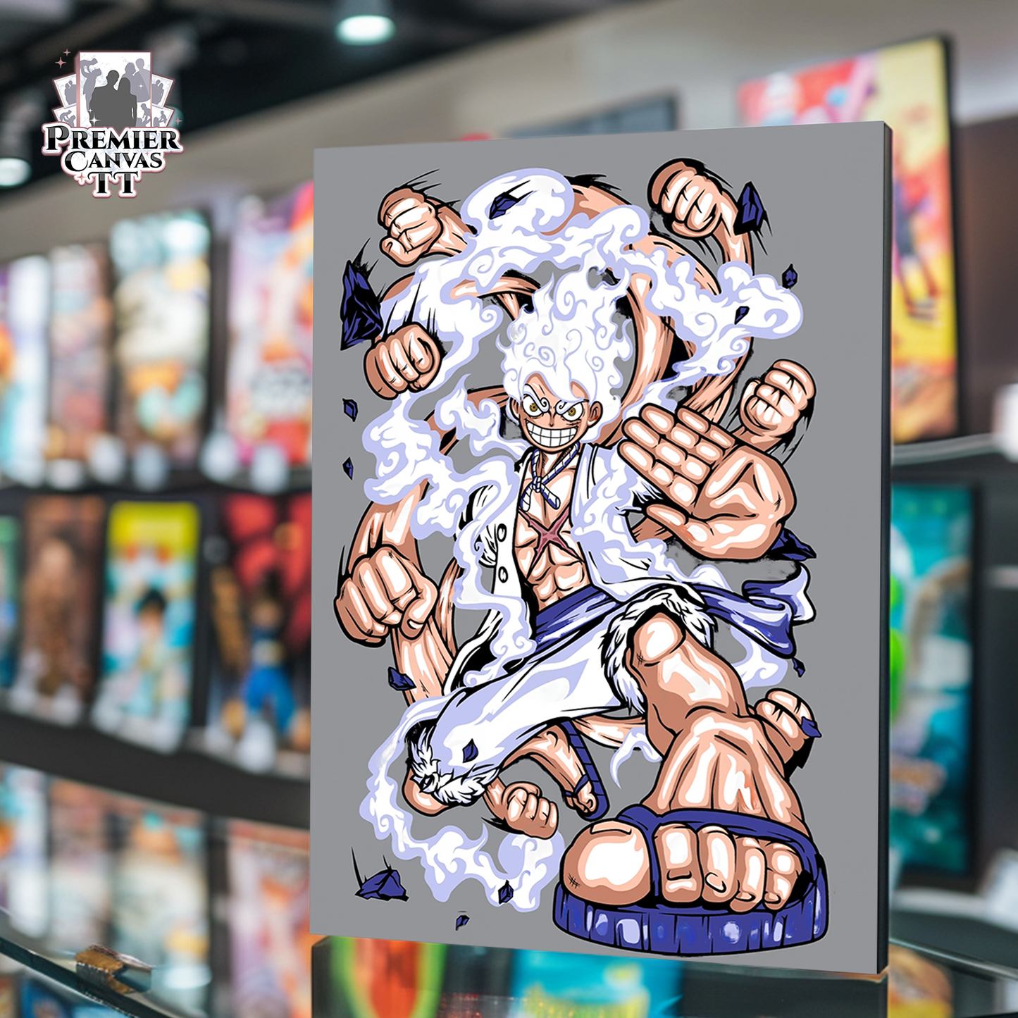 Multi-Armed Luffy Canvas