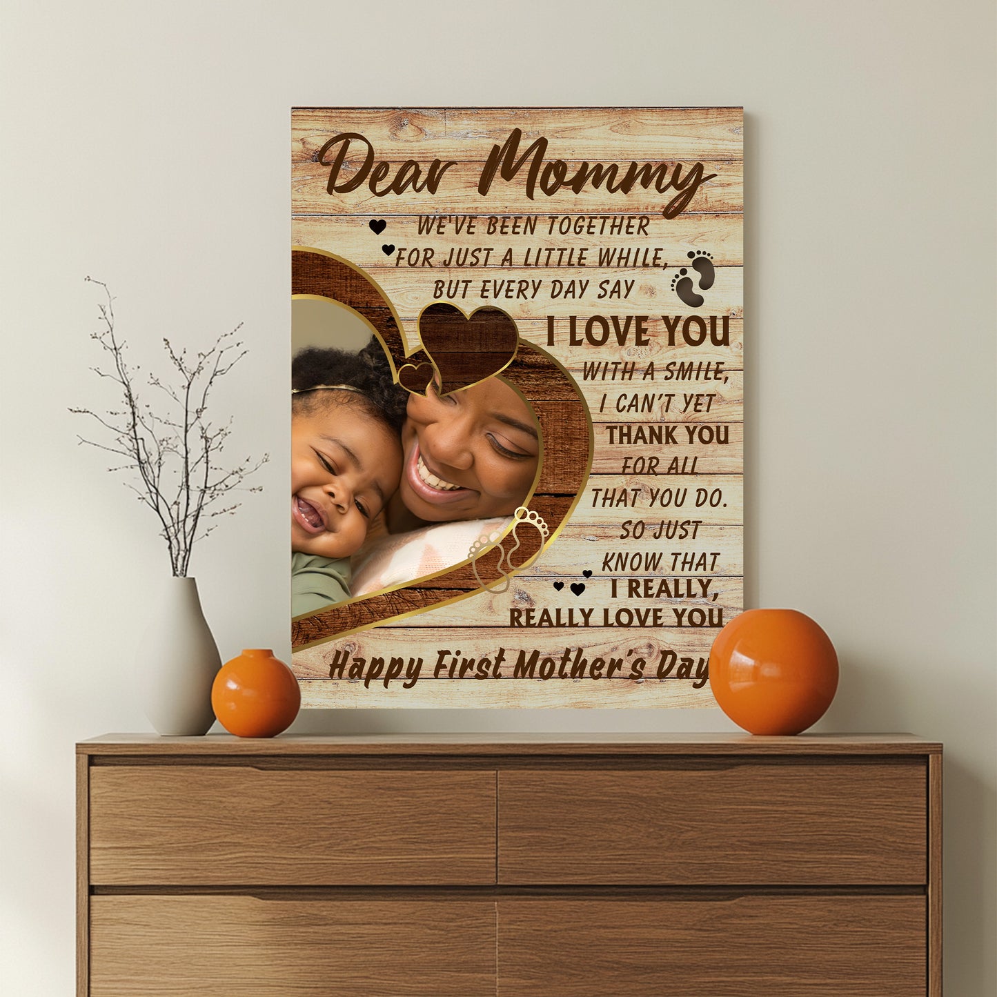 Dear Mommy Canvas