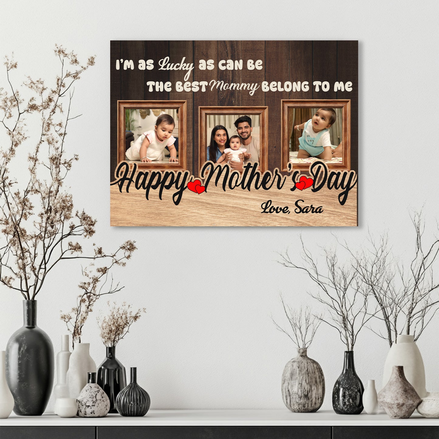 Personalized "Lucky Mommy" Canvas