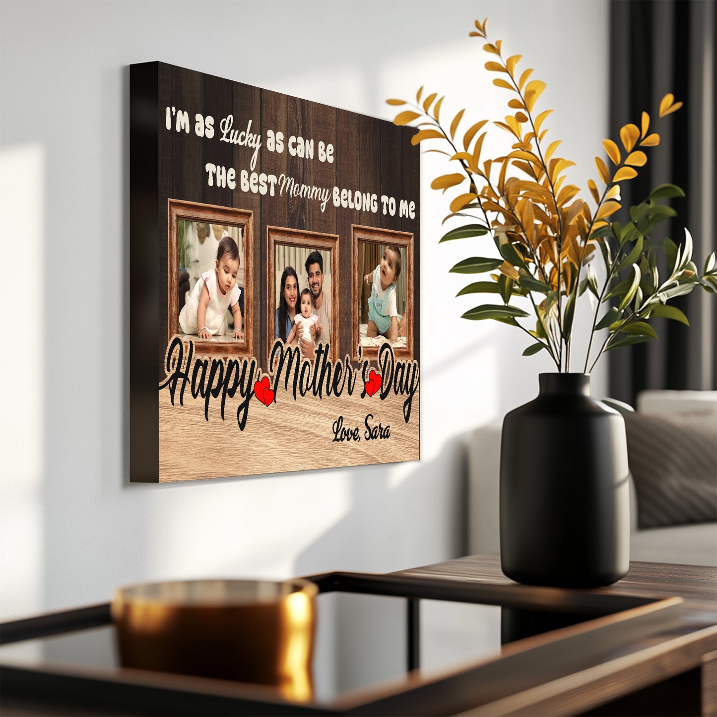 Personalized "Lucky Mommy" Canvas