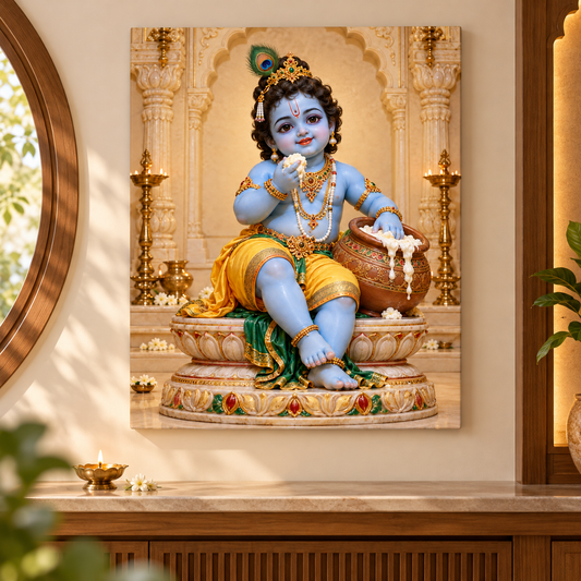 Bala Krishna Butter Blessing