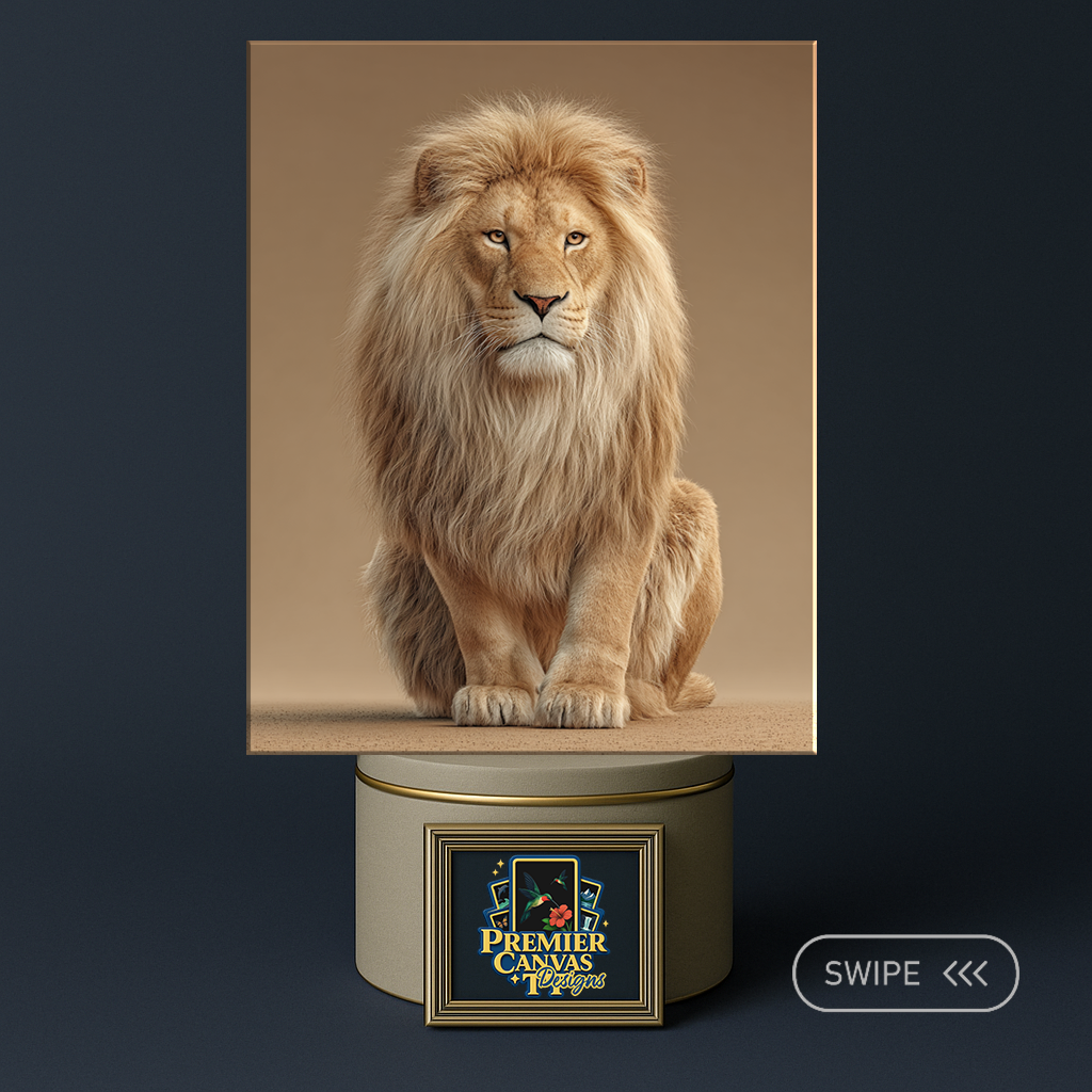 Big cat wildlife canvas art 02