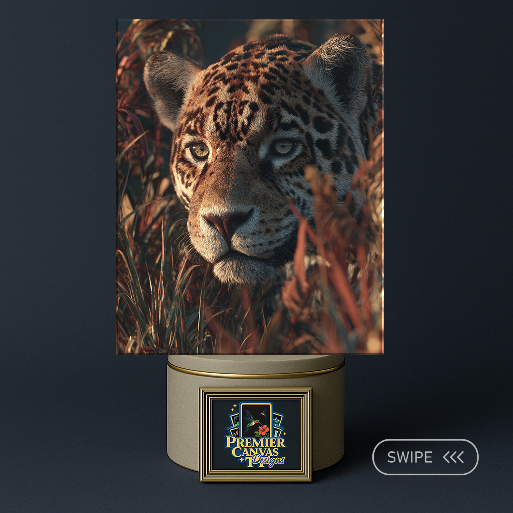 Big cat wildlife canvas art 04