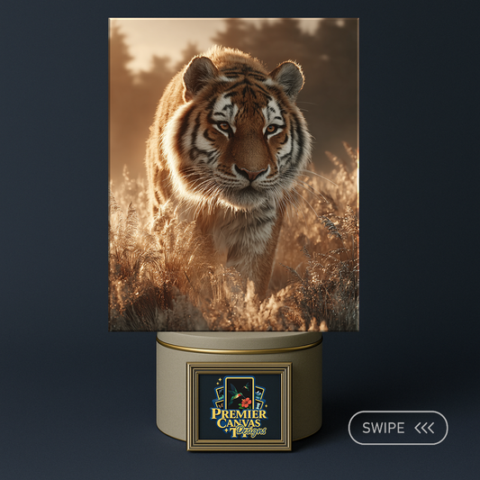 Big cat wildlife canvas art 05