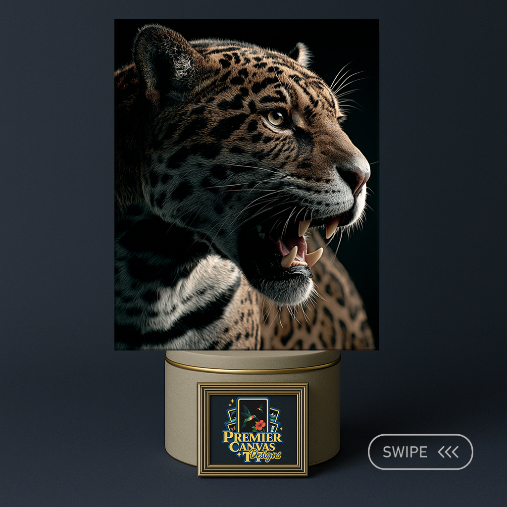 Big cat wildlife canvas art 09