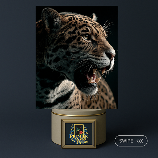 Big cat wildlife canvas art 09